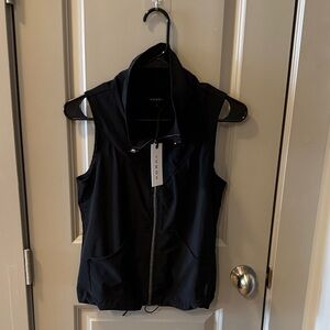 NWT Koral Black Zip-Up Incline Vest